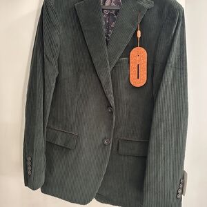 TALLIA Green Sport Coat with Notch Lapel